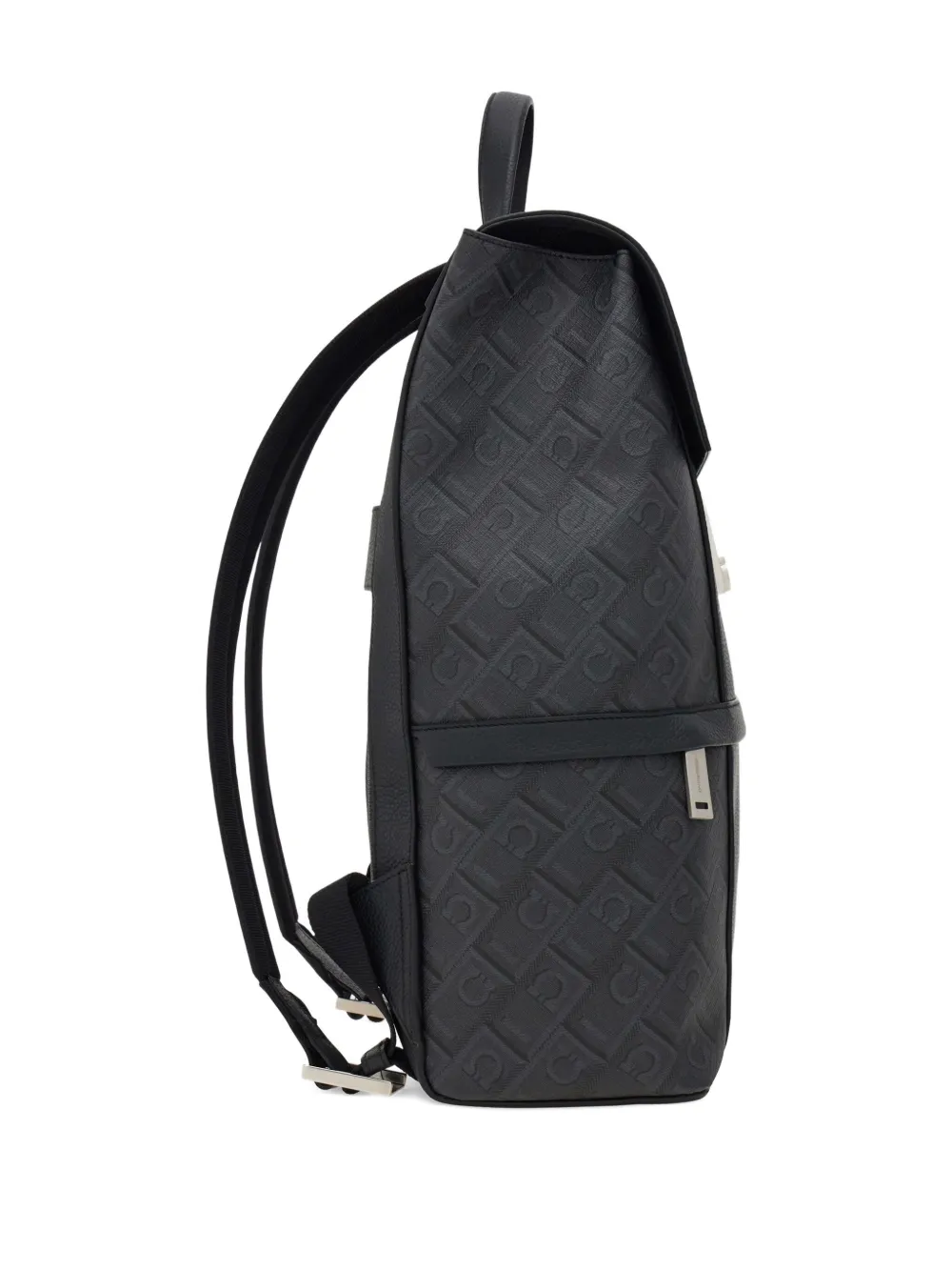 Ferragamo Rugzak met monogram jacquard Zwart
