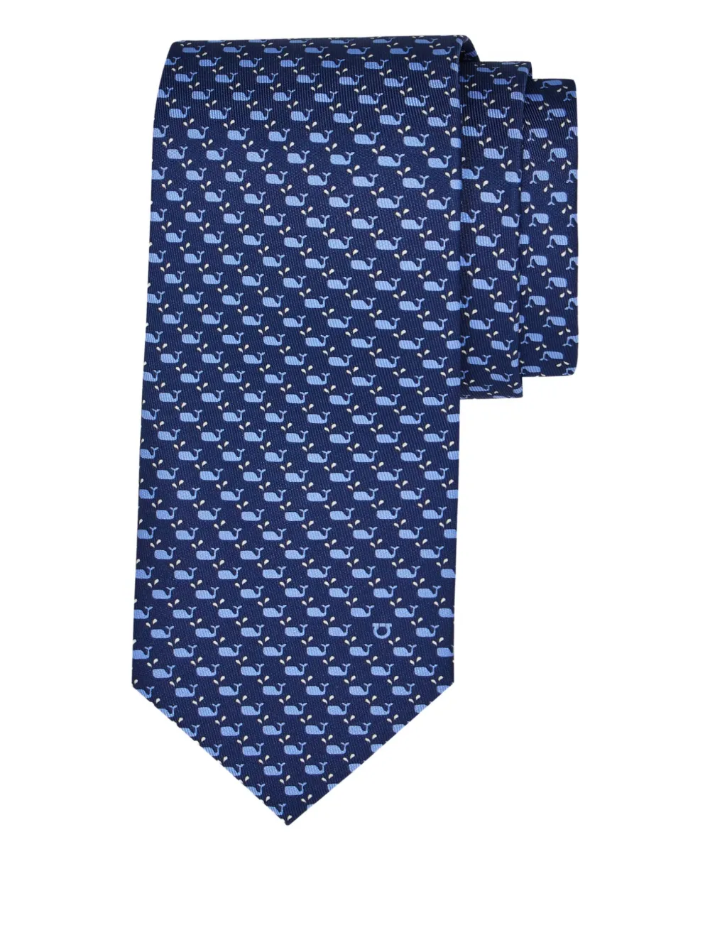 Ferragamo whale-patterned tie | Image 2