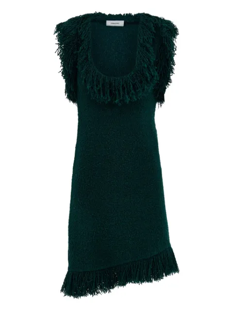 Ferragamo fringe-detail mini dress