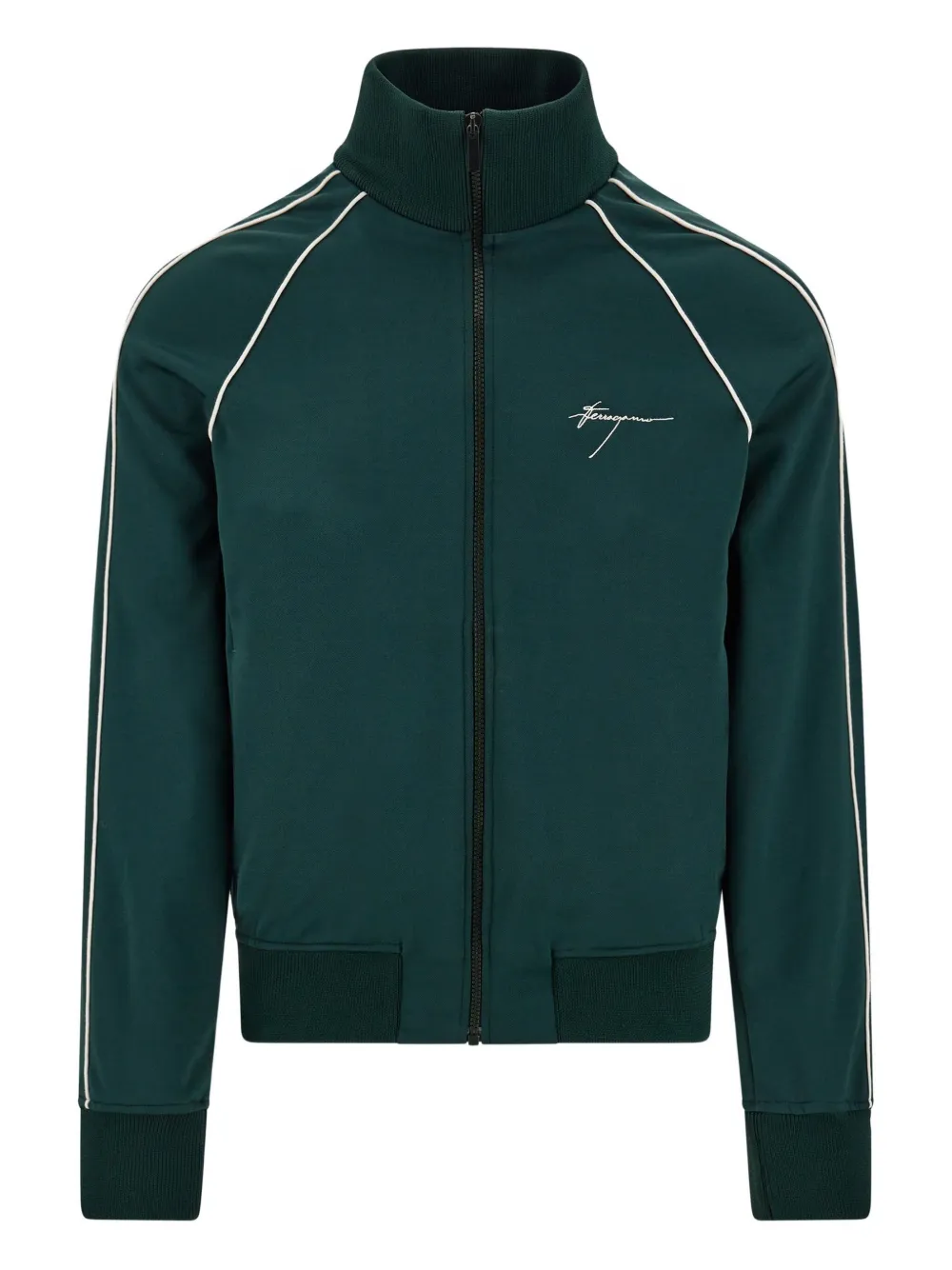 Ferragamo logo-print tracksuit top | Green | Image 1