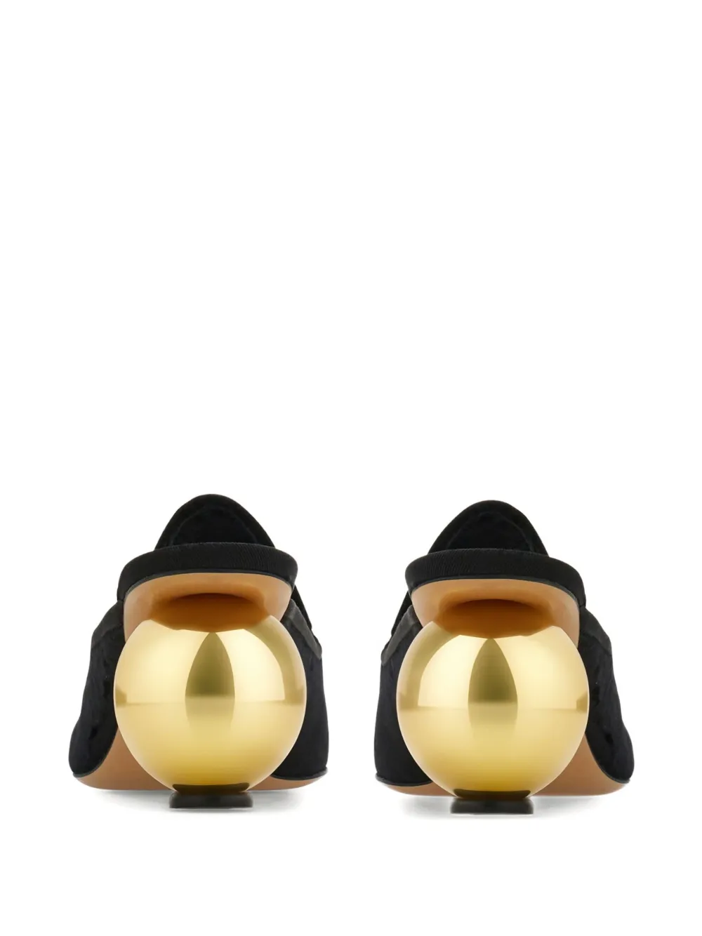 Ferragamo 70mm leather mules Black