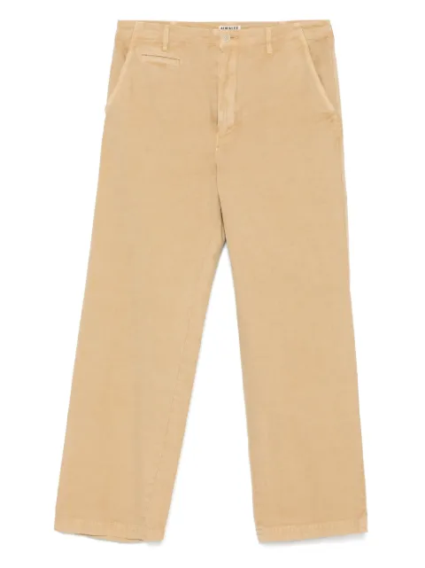 Auralee dyed gabardine trousers