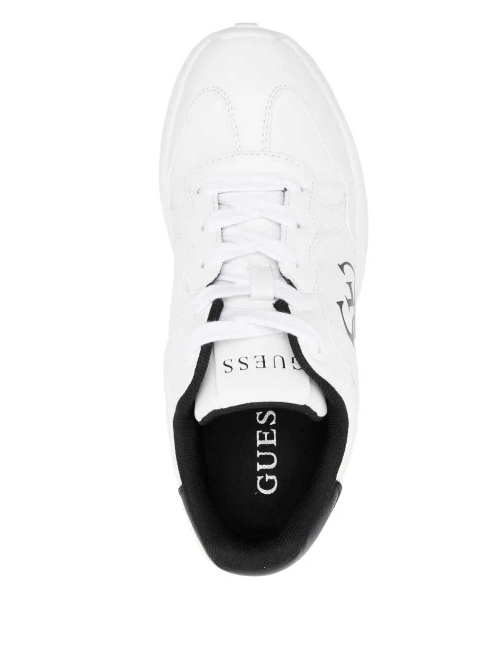 GUESS USA Sneakers met logoprint Wit