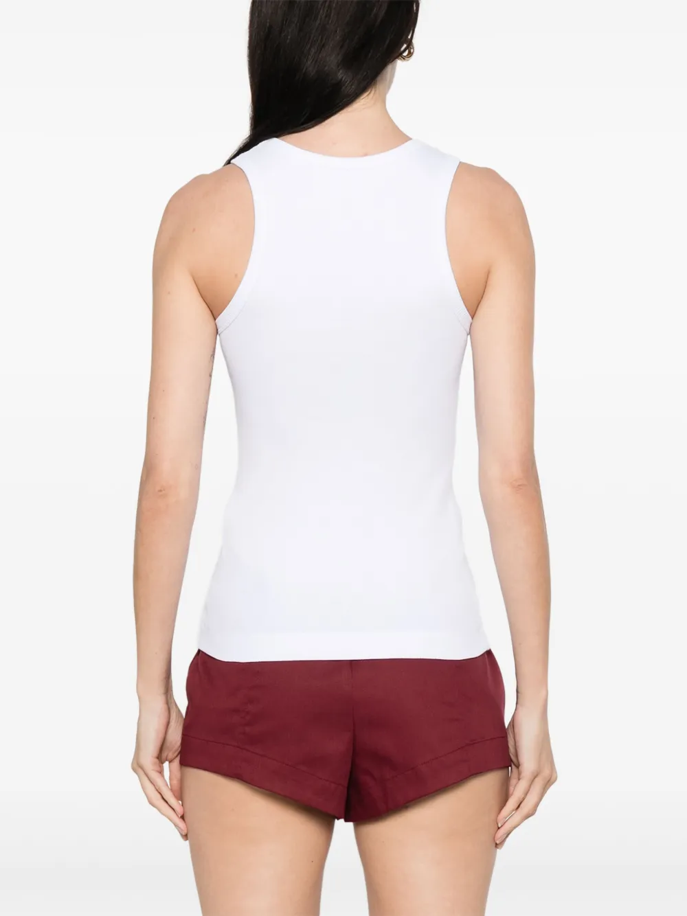 Fiorucci Tanktop met engelpatch Wit