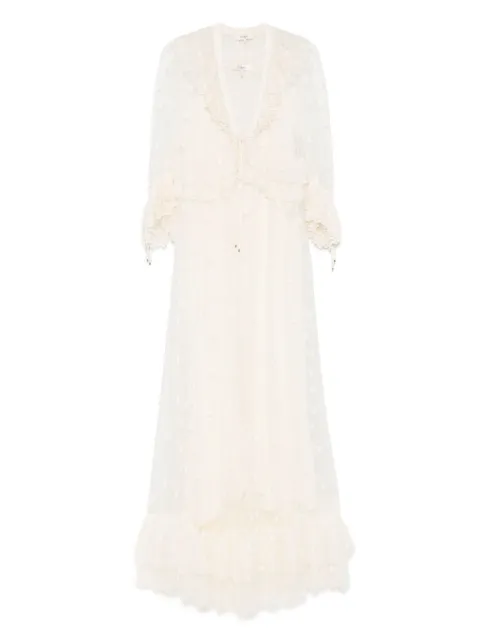 Chloé floral-embroidered maxi dress