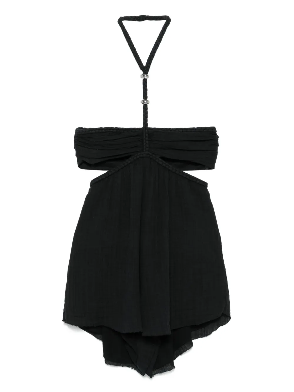 ISABEL MARANT cut-out halterneck playsuit Zwart