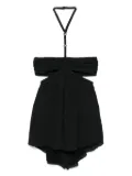 ISABEL MARANT cut-out halterneck playsuit - Black