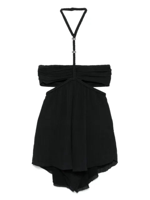 ISABEL MARANT cut-out halterneck playsuit
