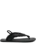 Massimo Santini Roxana flip flops - Black