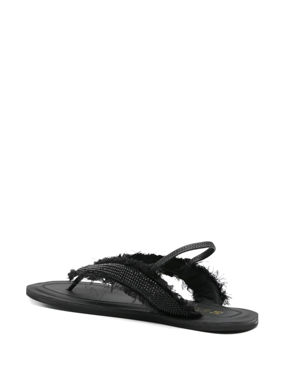 Massimo Santini Roxana flip flops Black