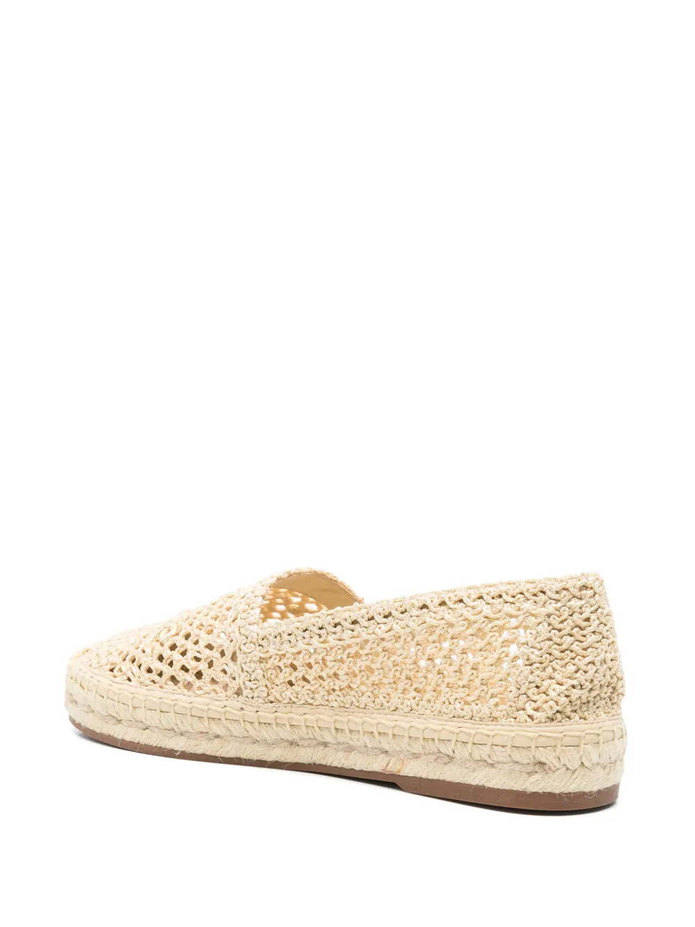 Chloé Logo-embroidered Espadrilles In Neutral