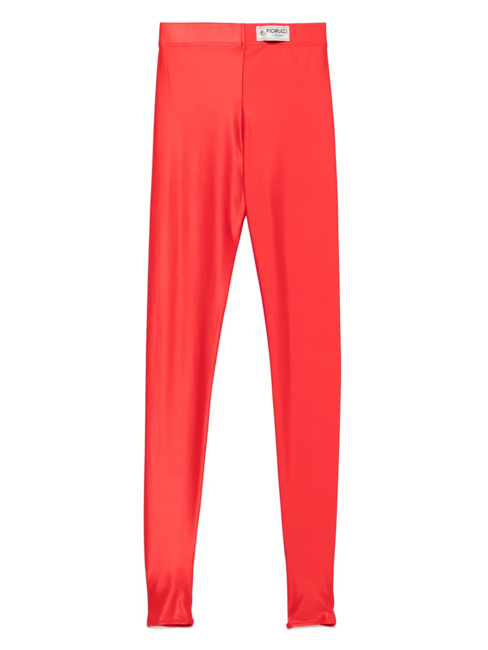 Fiorucci Legging met logo-label Rood