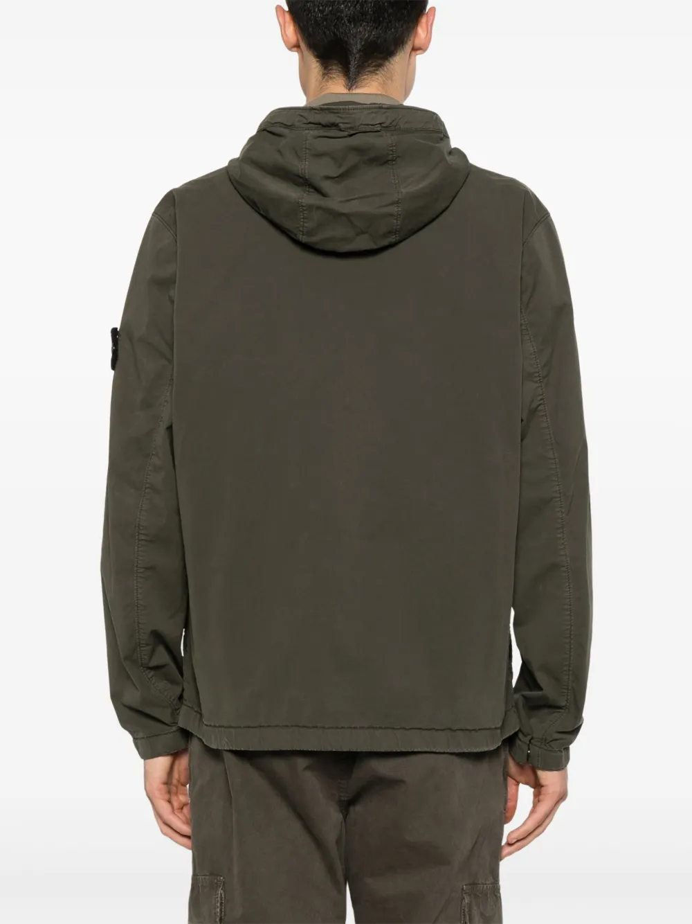 Stone Island Jack met Compass-logopatch Groen