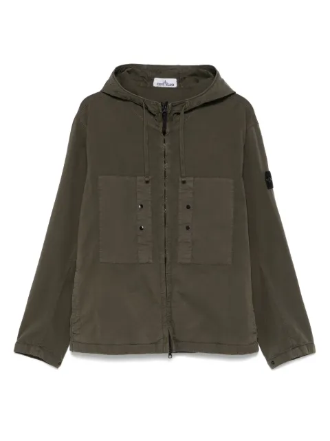 Stone Island chamarra con distintivo Compass
