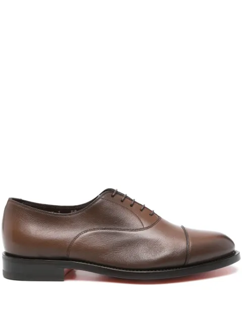 Santoni leather oxford shoes