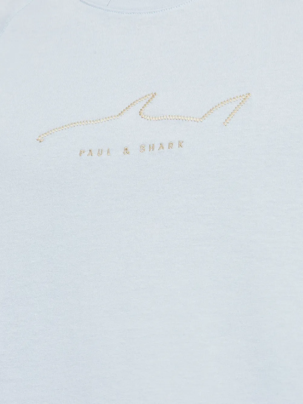 Paul & Shark T-shirt met geborduurd logo Blauw