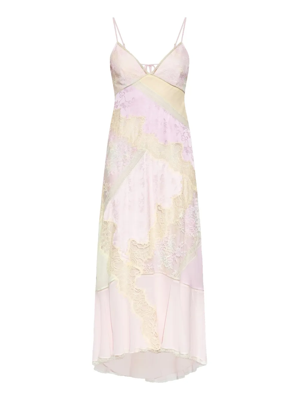LoveShackFancy lace-panelled dress | Pink | Image 1