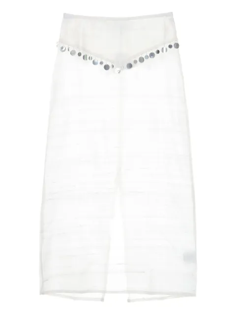 Gimaguas stud-embellished midi skirt