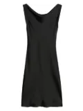 Norma Kamali sleeveless draped midi dress - Black