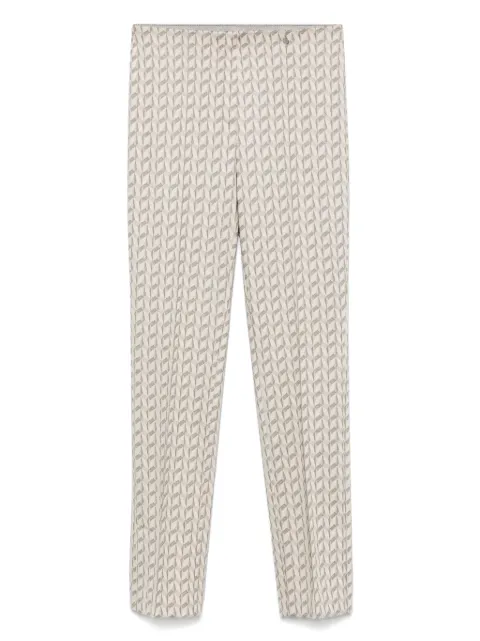 MARCCAIN pantalones con motivo gráfico en jacquard