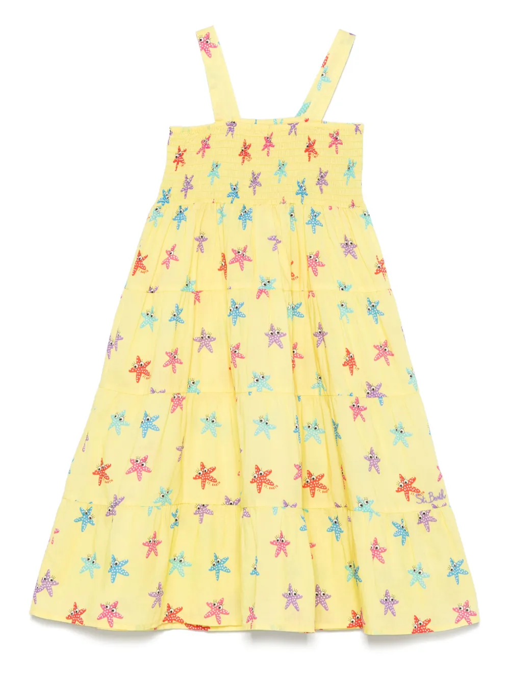 MC2 Saint Barth Kids Jemine ワンピース - イエロー MC2 Saint Barth Kids Jemine ワンピース - イエロー