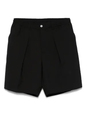 Simone Rocha faux-fur Boxing Shorts | Black | FARFETCH