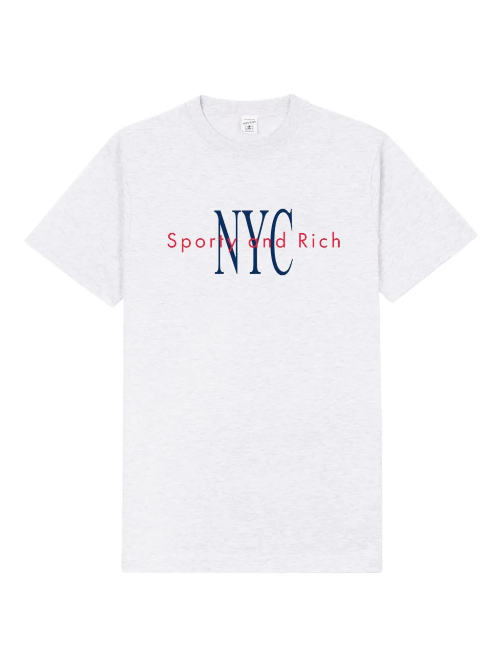 Sporty & Rich NY Minute T-shirt Grijs