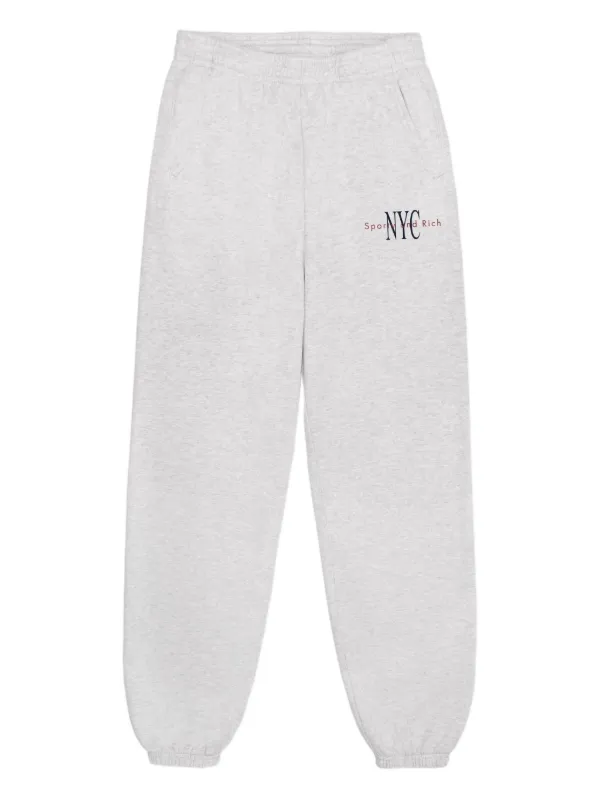 Sporty & Rich NYC トラックパンツ | グレー | FARFETCH JP