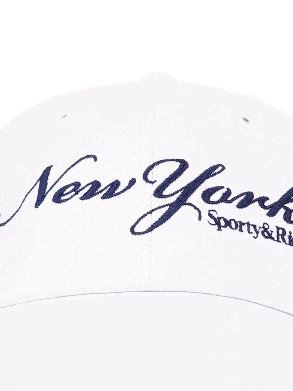 Sporty And Rich New York Cap In White