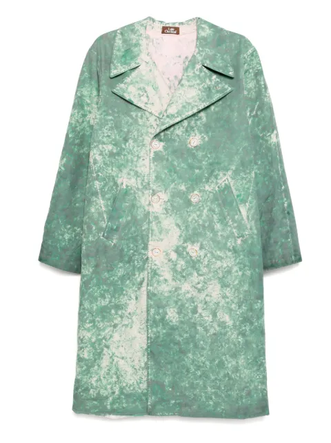 Stain Shade tie-dye pattern coat