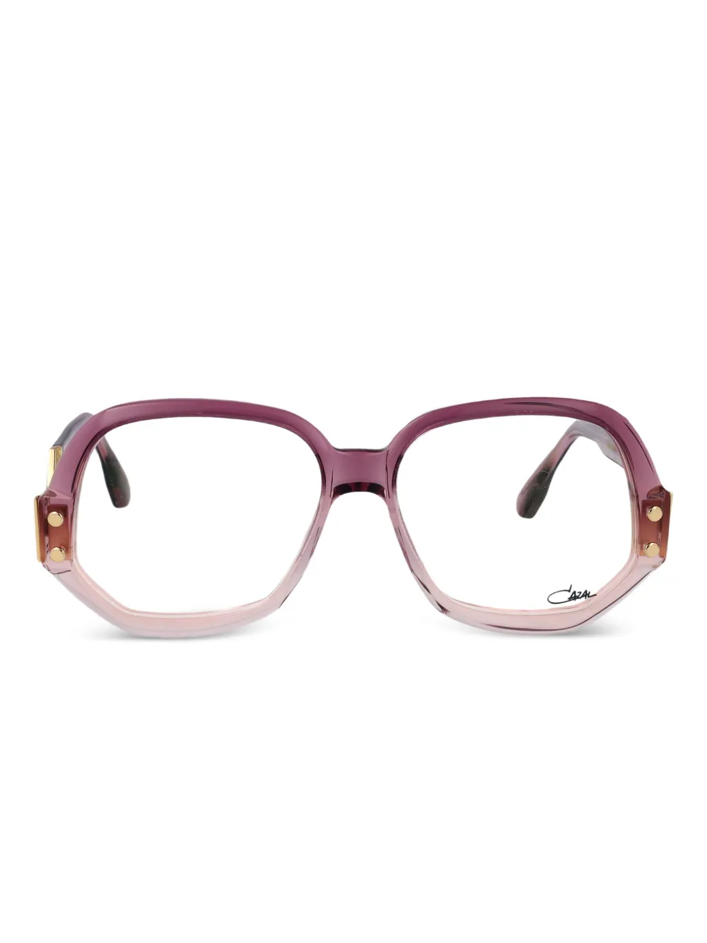 Cazal geometric-frame glasses | Purple | Image 1