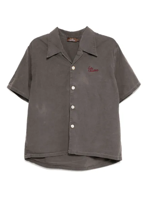 Stain Shade logo-embroidered shirt