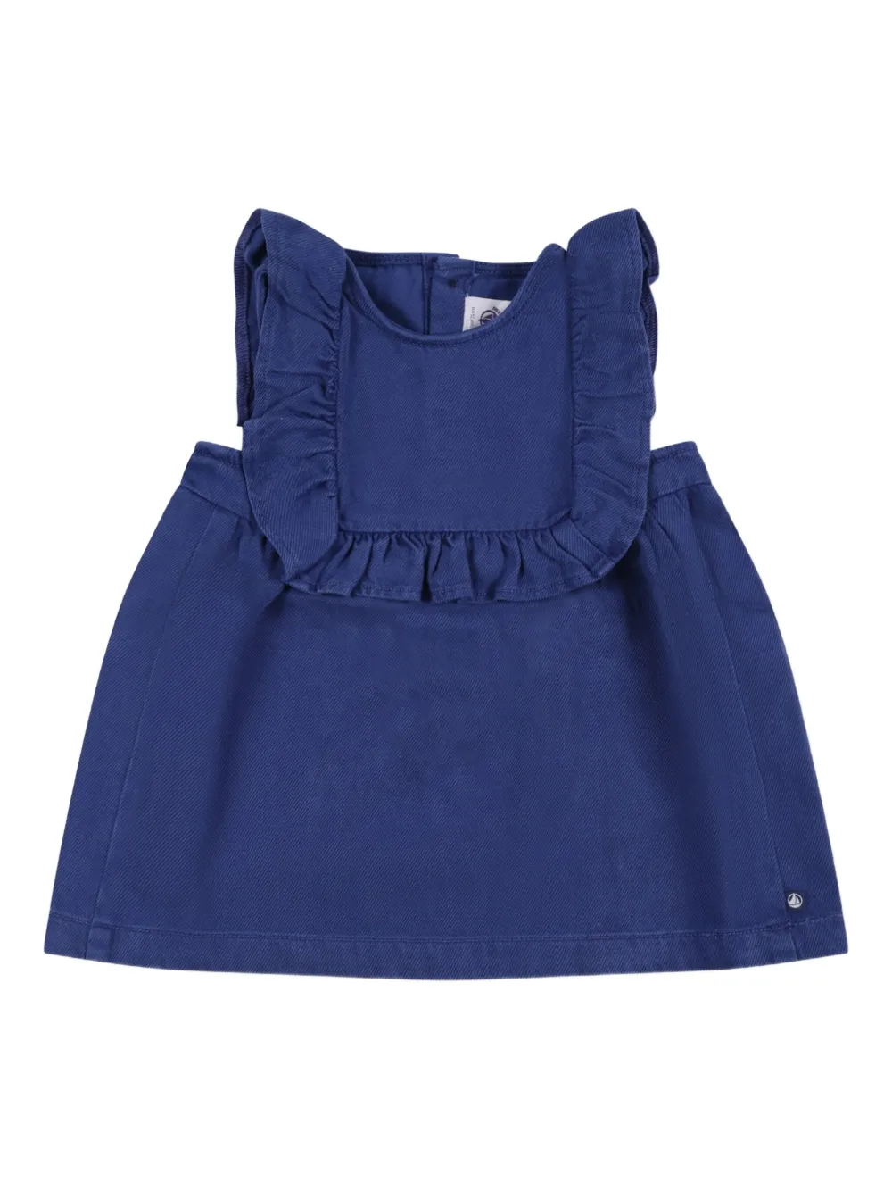 Petit Bateau Mouwloze jurk Blauw