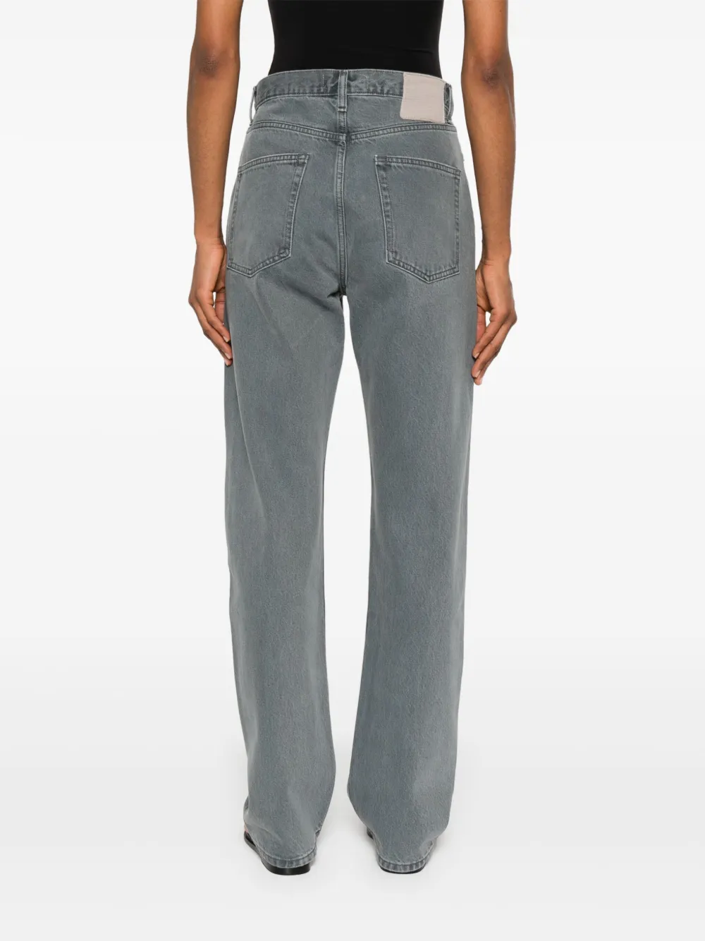Aya Muse Jeans met toelopende pijpen Blauw