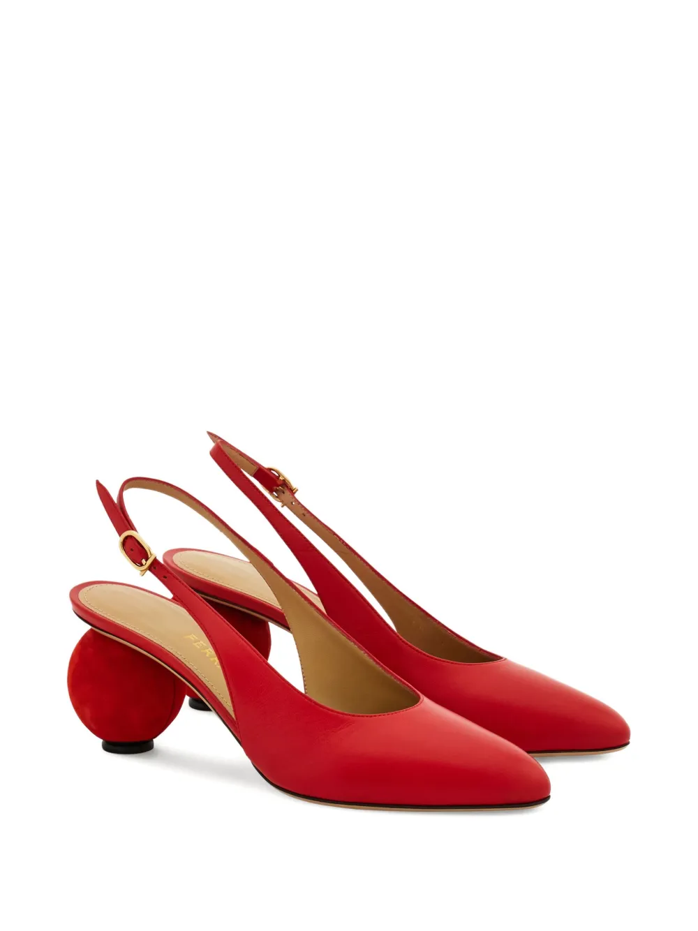 Ferragamo Slingback pumps - Rood