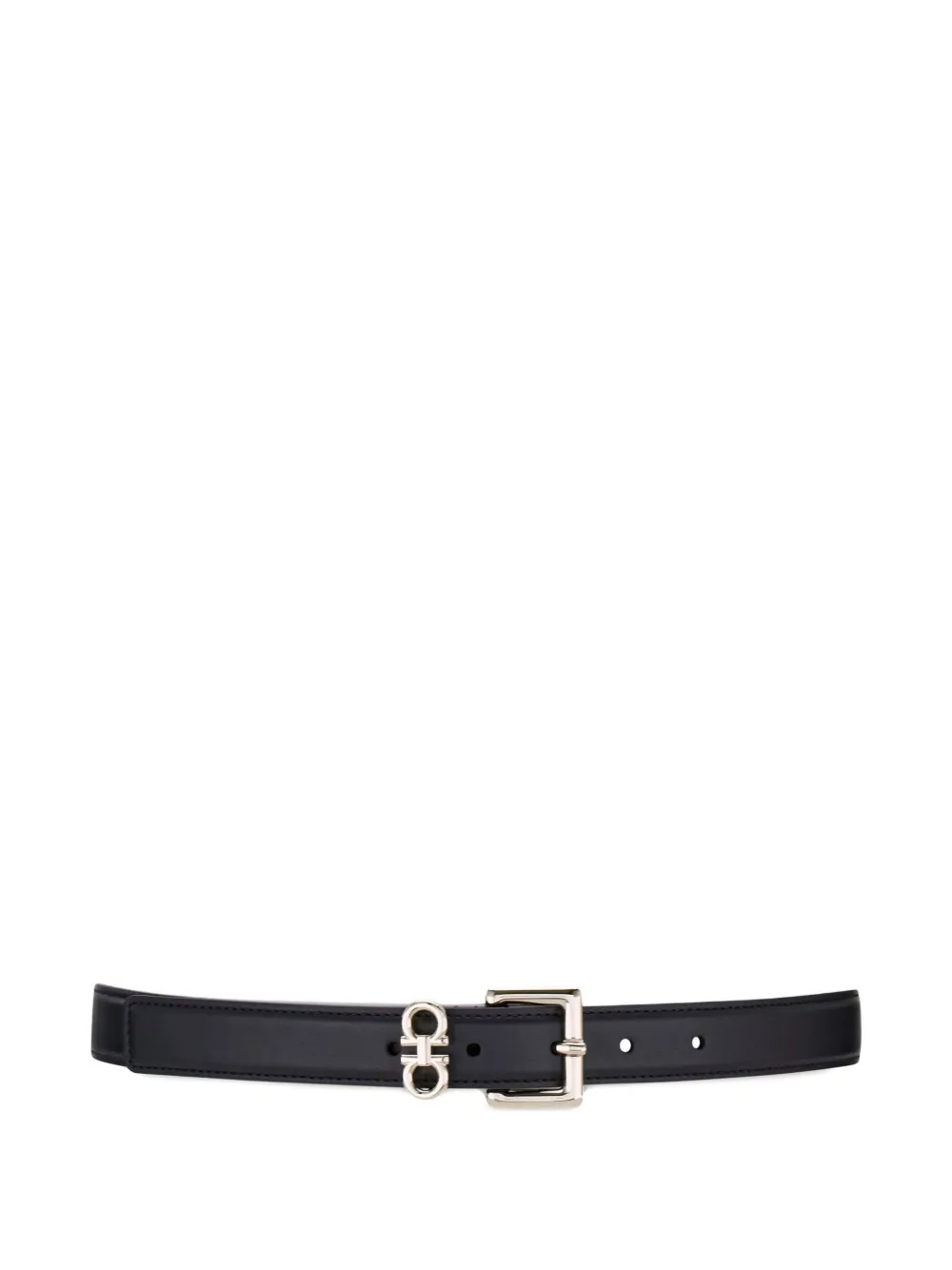 Ferragamo Dubbele Gancini riem Blauw