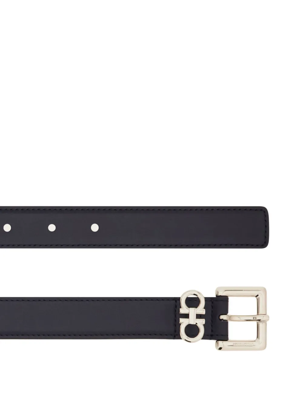 Ferragamo Double Gancini belt - Blauw
