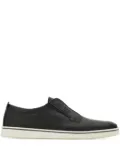 Ferragamo slip-on leather sneakers - Black
