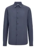Ferragamo micro-patterned shirt - Grey