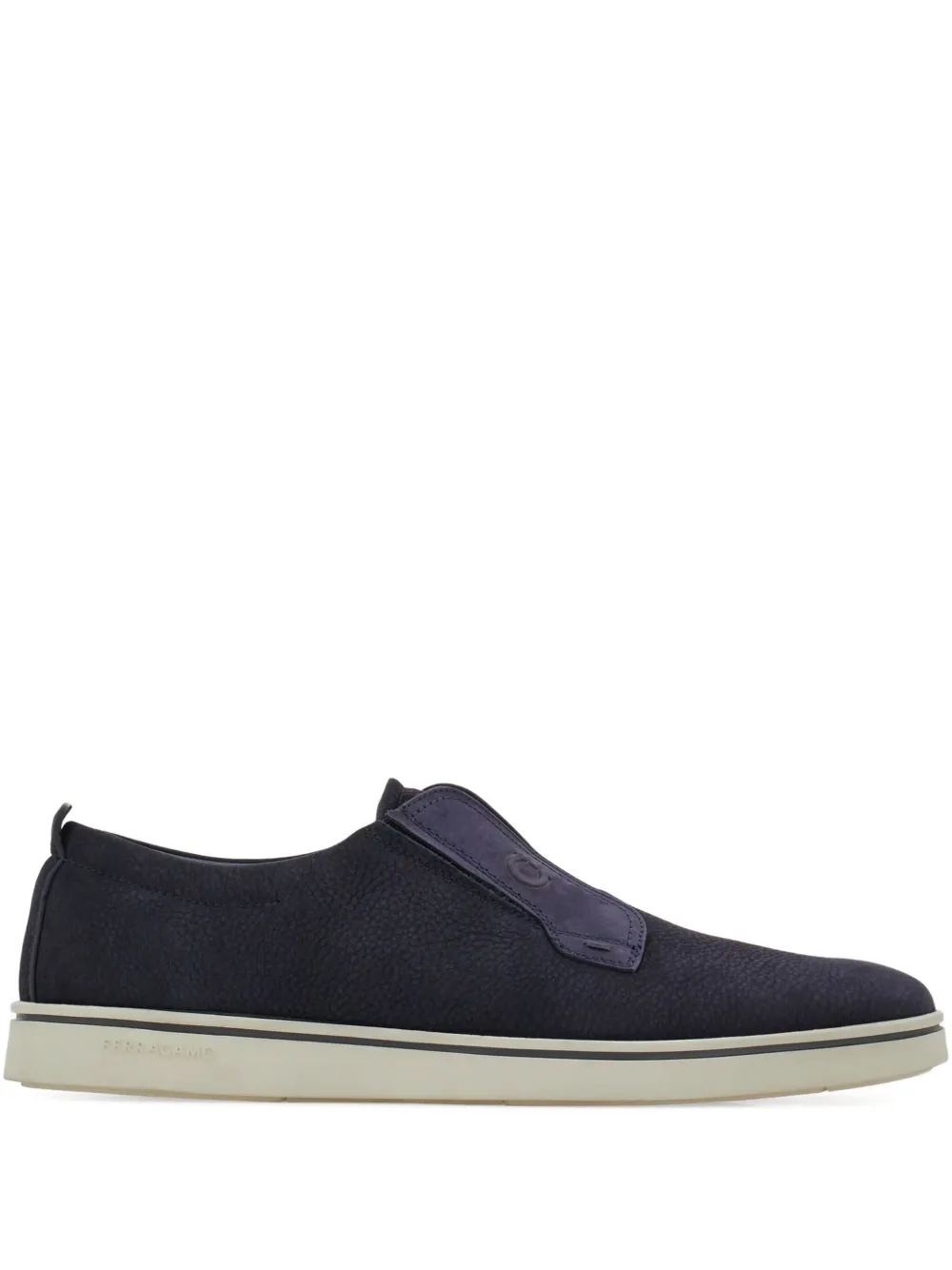 Ferragamo suede slip-on sneakers Blue
