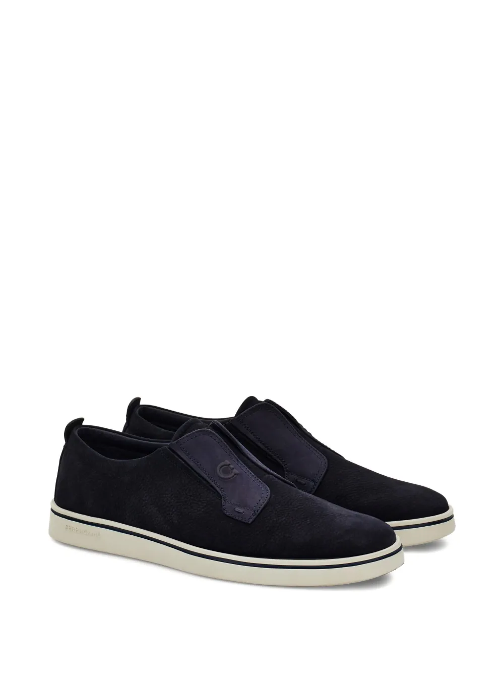 Ferragamo suede slip-on sneakers Blue