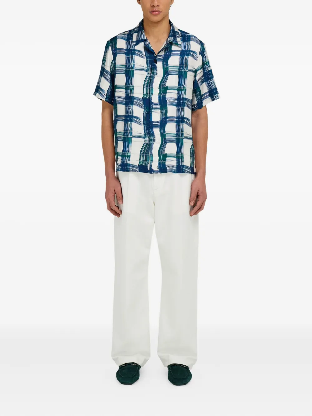 Ferragamo short sleeve shirt - Blauw