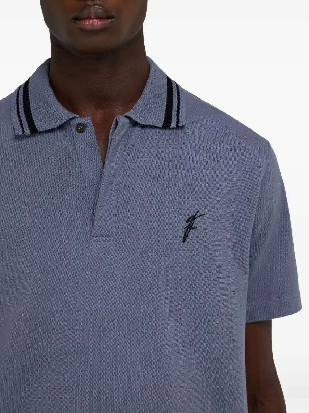 Ferragamo Piqué poloshirt Blauw