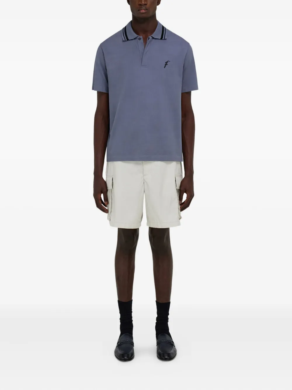 Ferragamo Piqué poloshirt - Blauw