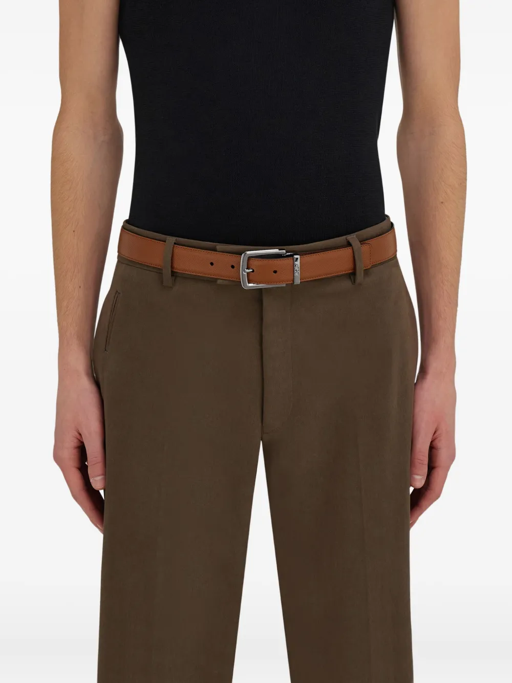 Ferragamo Omkeerbare riem Bruin