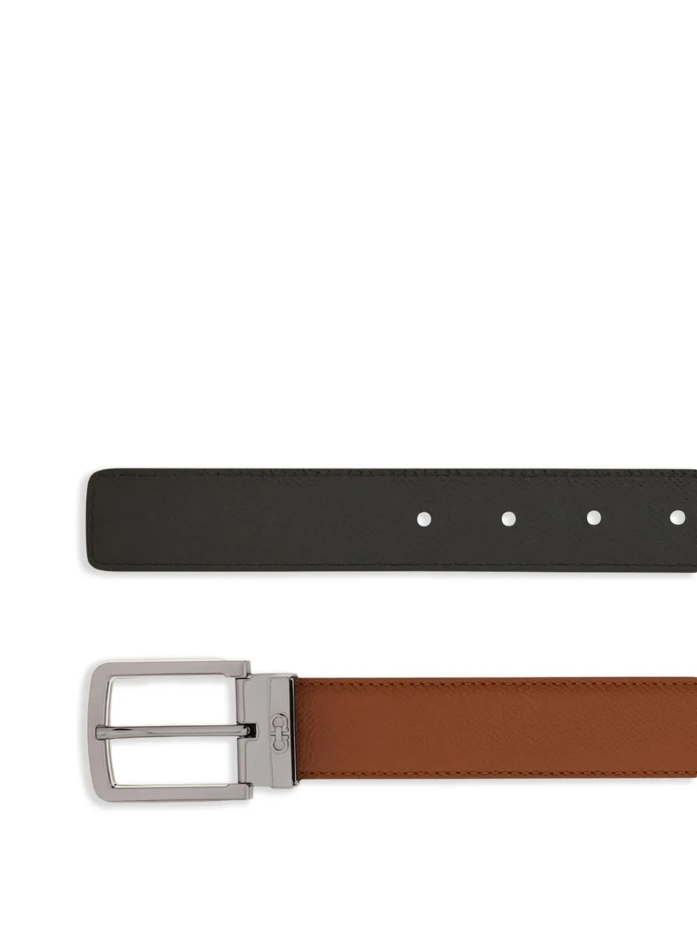 Ferragamo Omkeerbare riem Bruin