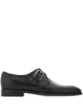 Ferragamo buckle-fastening leather monk shoes - Black