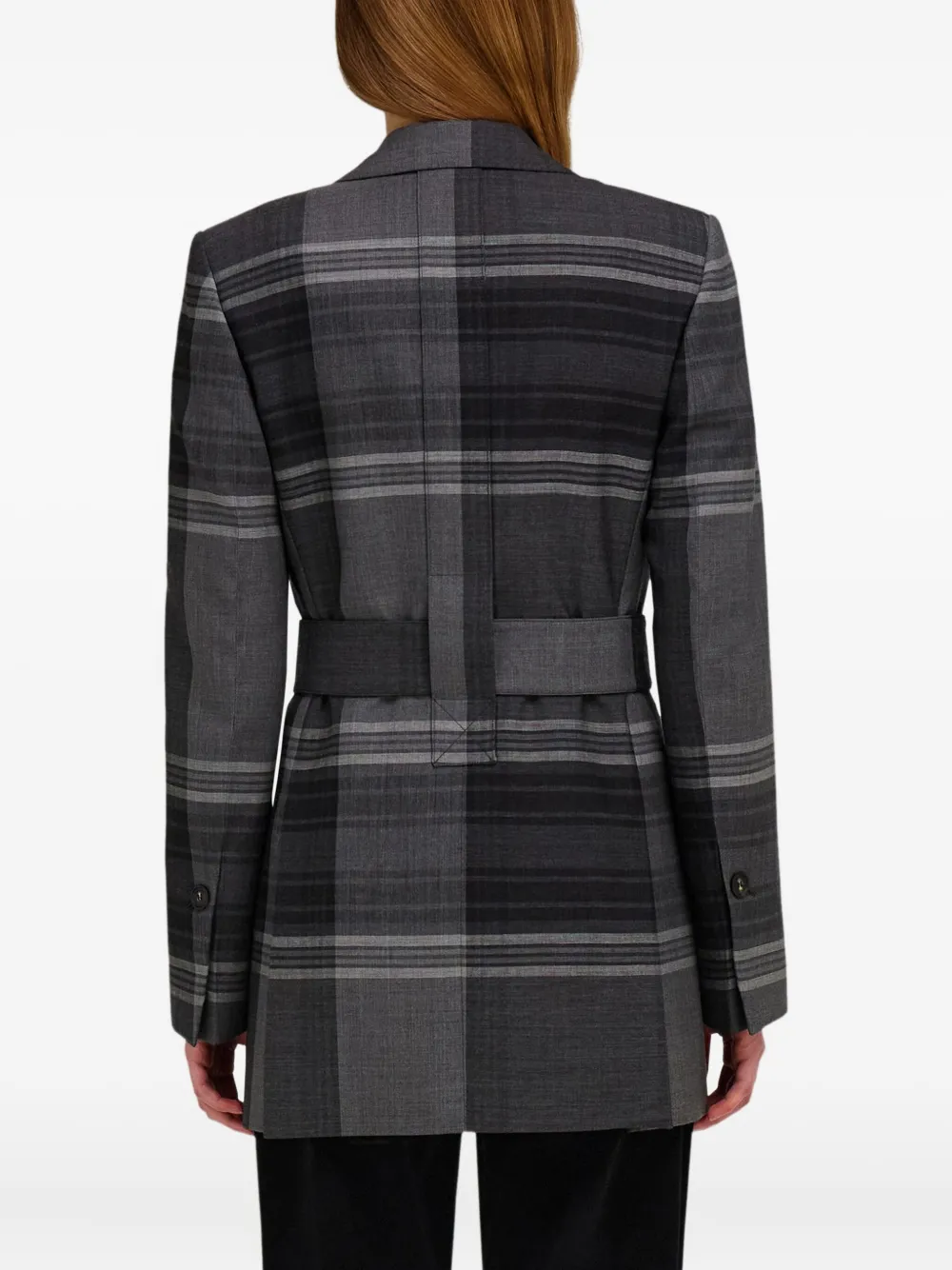 Ferragamo Blazer met ceintuur Zwart
