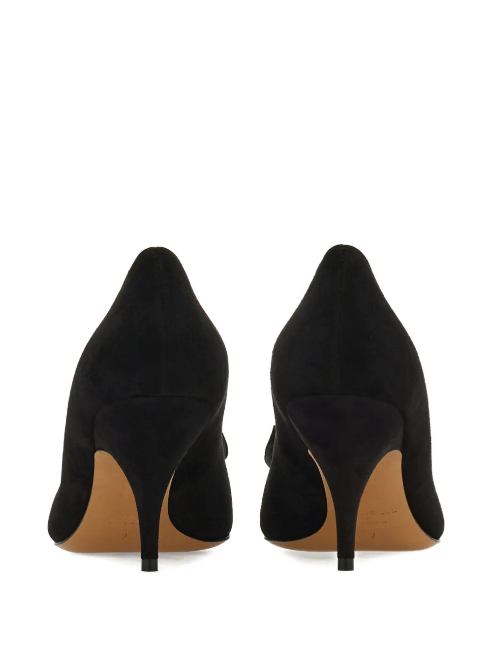 Ferragamo 70mm bow-embellished pumps Black