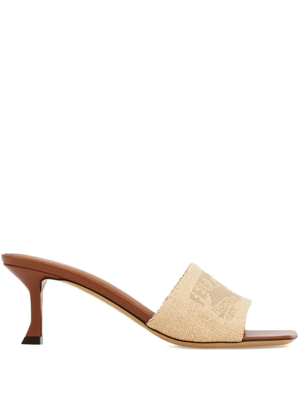 Ferragamo 55mmm Venna mules Neutrals